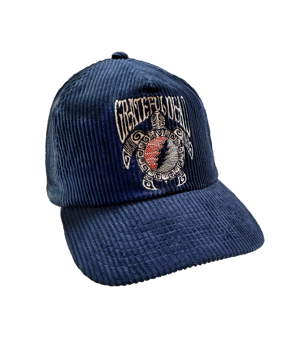 Grateful Dead Tribal Turtle - Navy Corduroy Hat