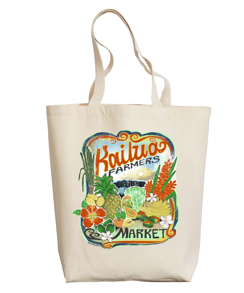 Kailua Farmers Market - Natural Weekend Tote