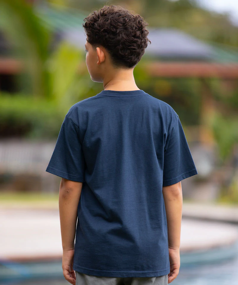 Desert Collage - Navy Short Sleeve Crewneck T-Shirt - Image 3