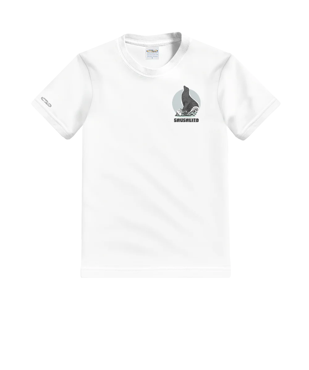 Dock Of The Bay - White Short Sleeve Crewneck T-Shirt - Image 4