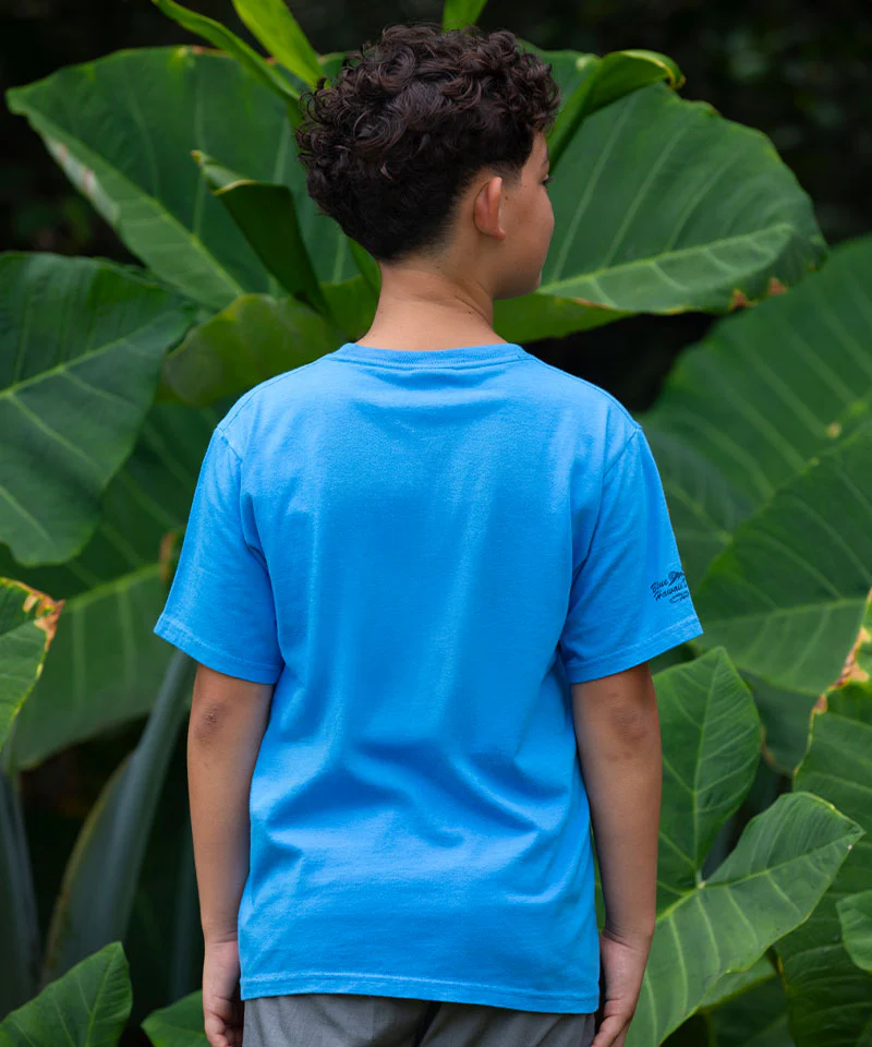 Honu Trio - Blue Hawaii Dyed Short Sleeve Crewneck T-Shirt - Image 3