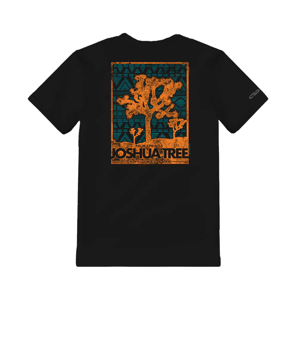 Joshua Tree - Black Short Sleeve Crewneck T-Shirt
