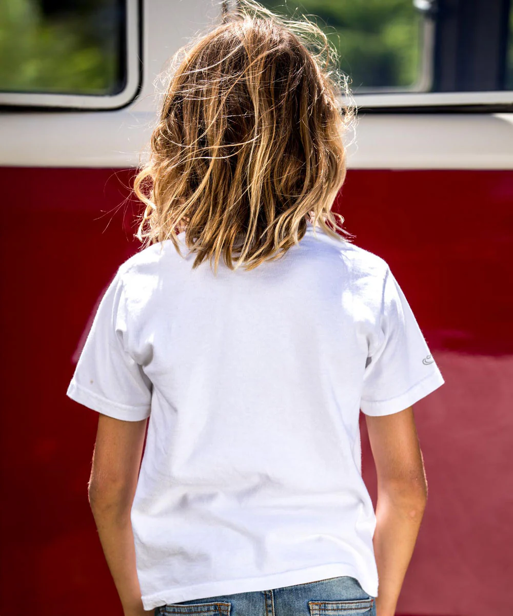 Just Sunshine - White Short Sleeve Crewneck T-Shirt - Image 3