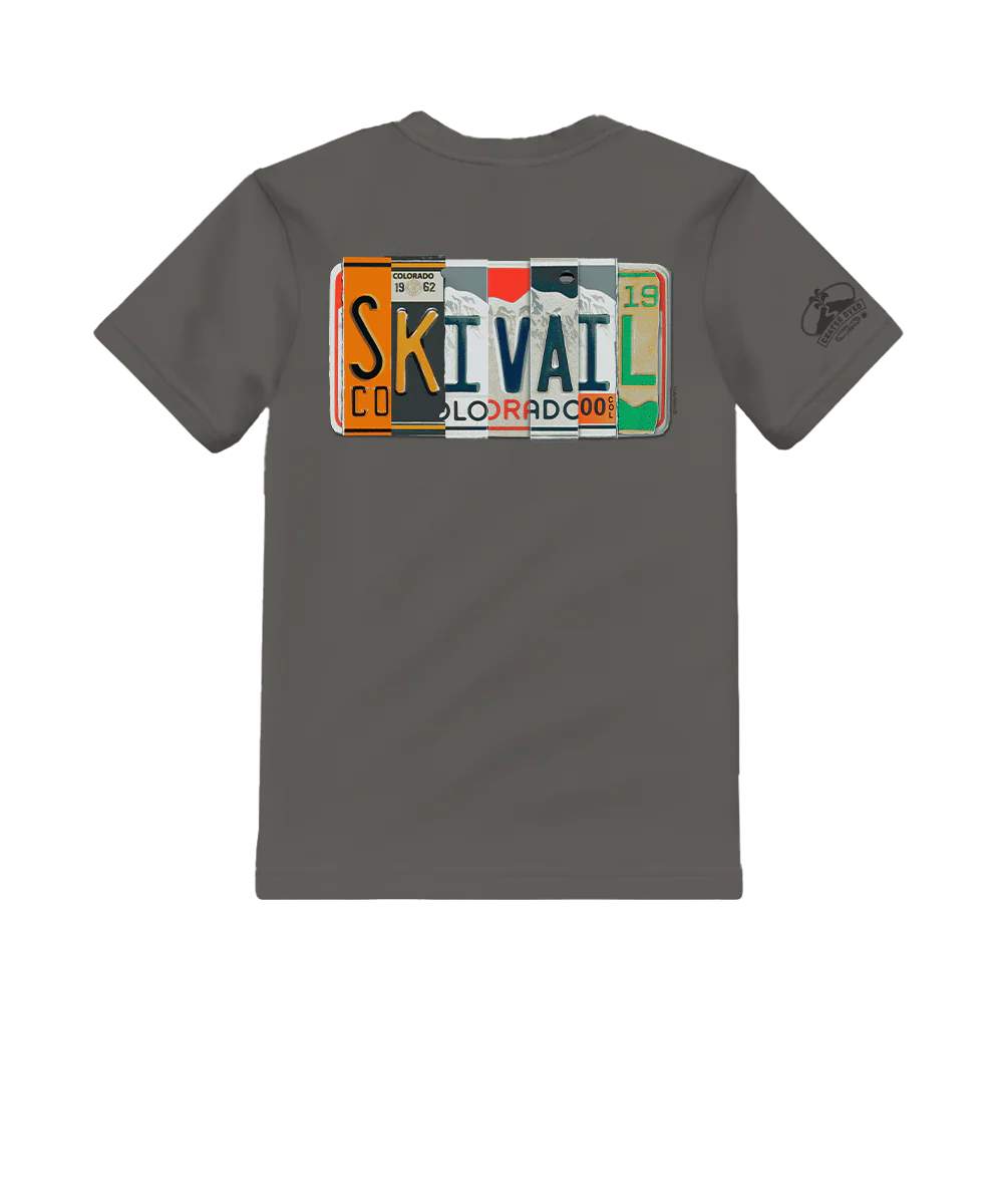 License To Ski - Crater Dyed® Short Sleeve Crewneck T-Shirt