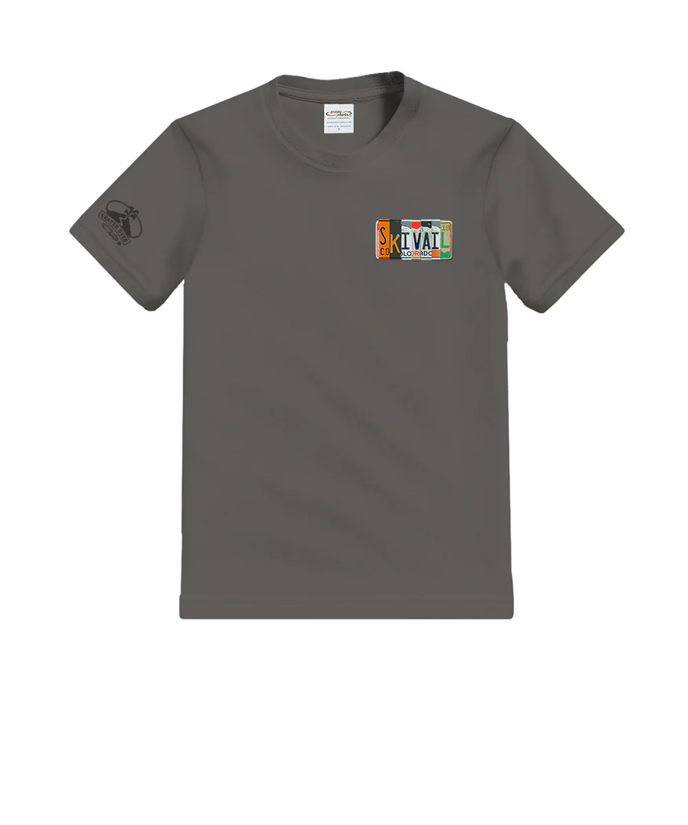 License To Ski - Crater Dyed® Short Sleeve Crewneck T-Shirt - Image 4