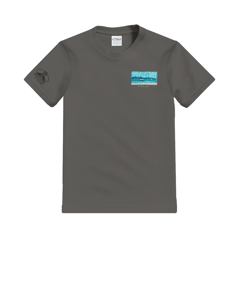 Painted Hanalei Bay - Crater Dyed® Short Sleeve Crewneck T-Shirt - Image 4