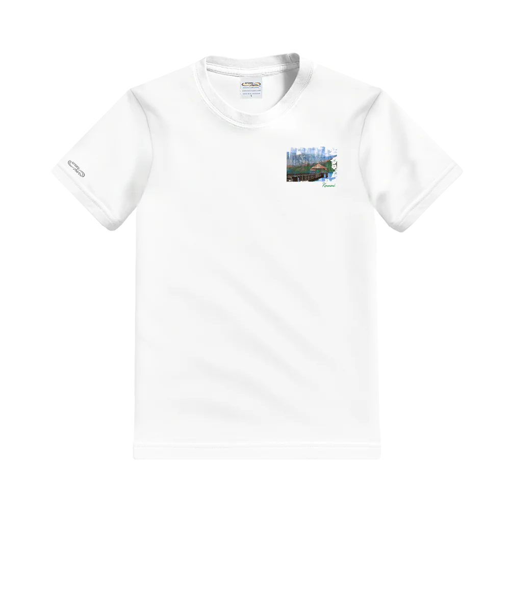 Painted Hanalei - White Short Sleeve Crewneck T-Shirt - Image 4