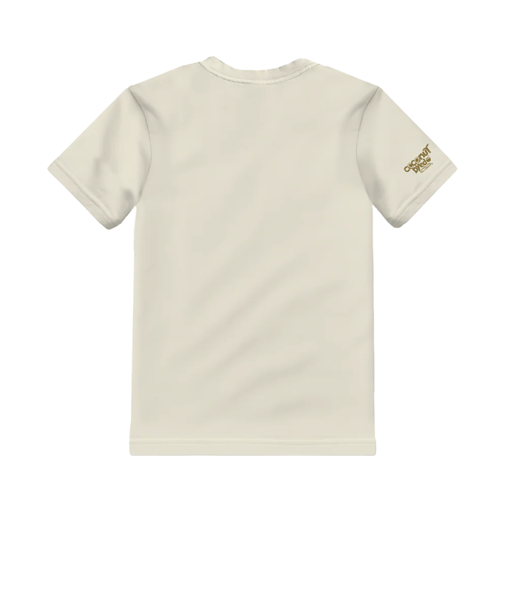 Painted Vegas - Coconut Dyed Short Sleeve Crewneck T-Shirt - Image 4