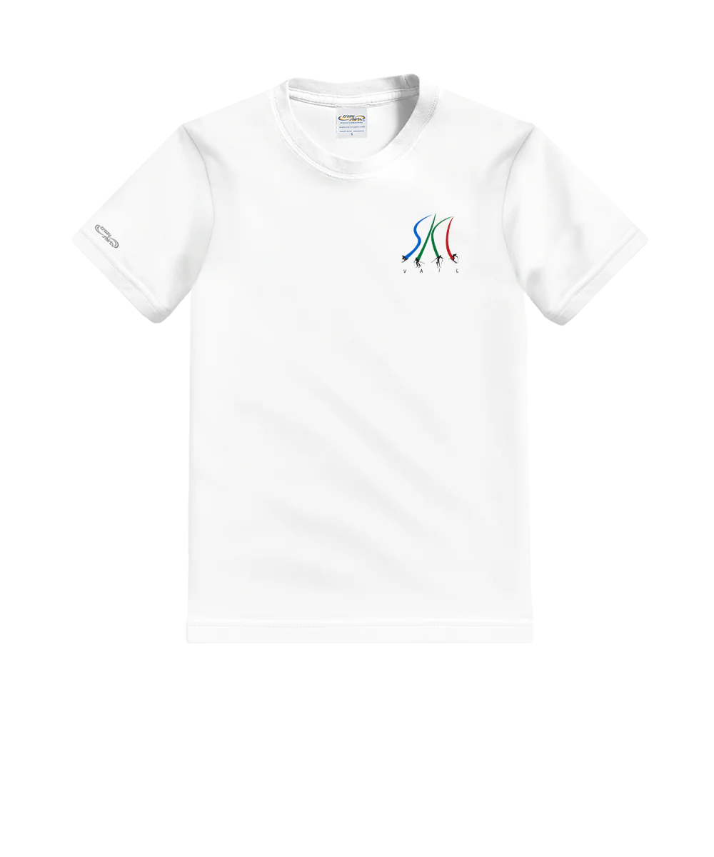 Vail Resort Ultimate Ski - White Short Sleeve Crewneck T-Shirt - Image 4
