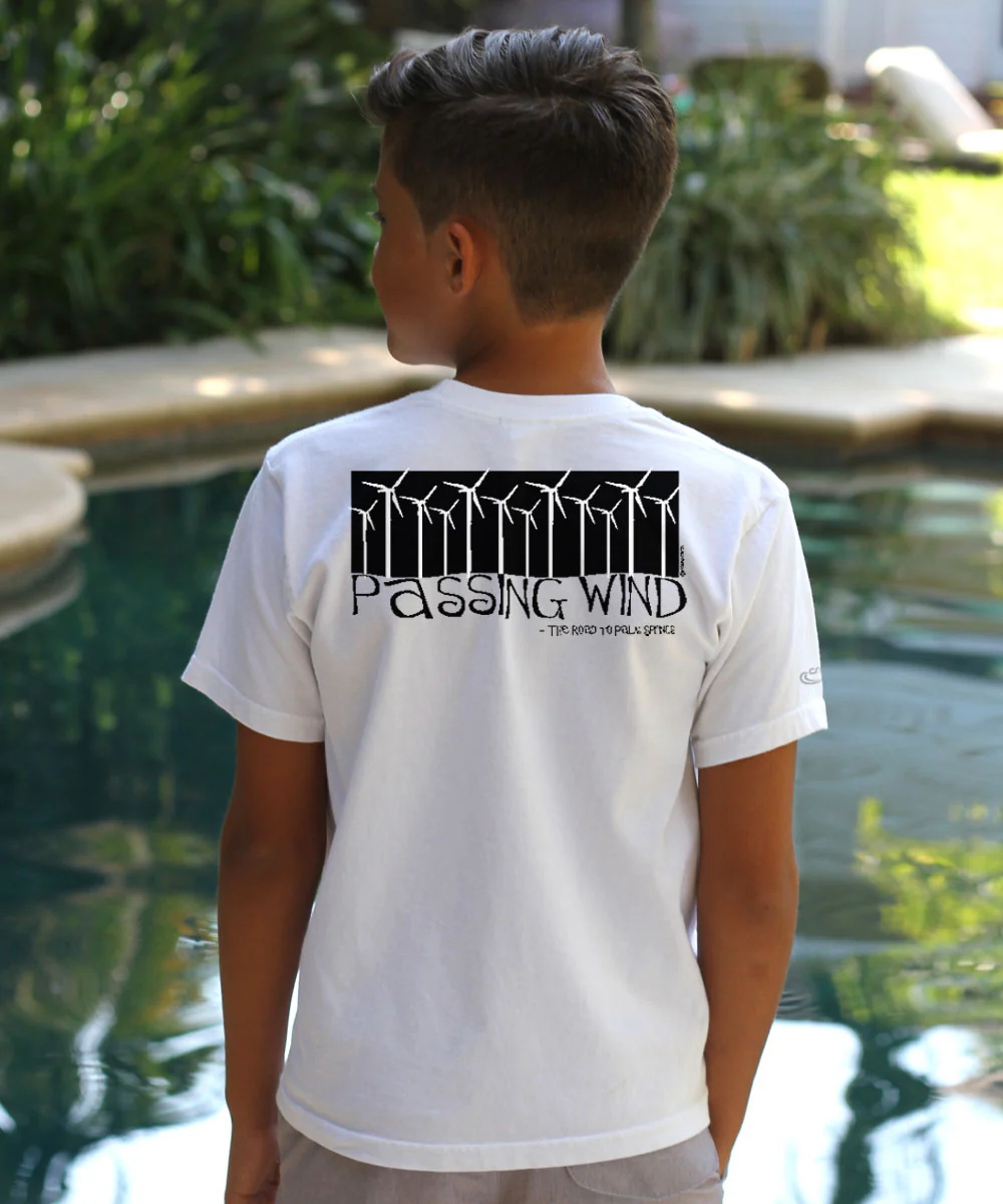 Windmills - White Short Sleeve Crewneck T-Shirt - Image 2
