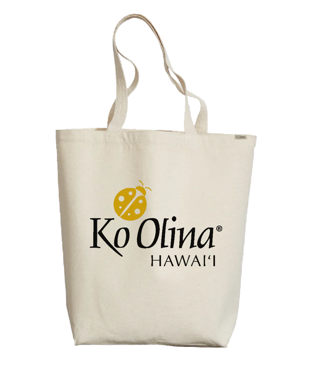 Ko Olina Gold - Natural Weekend Tote