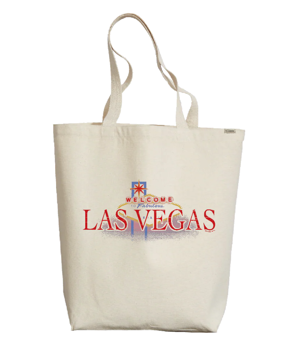Las Vegas Sign - Natural Weekend Tote