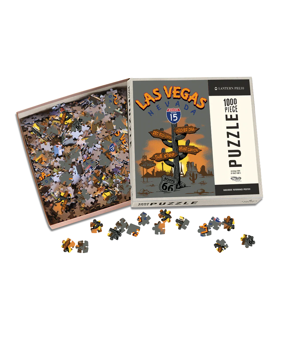 Las Vegas Signs - 1000 Piece Puzzle