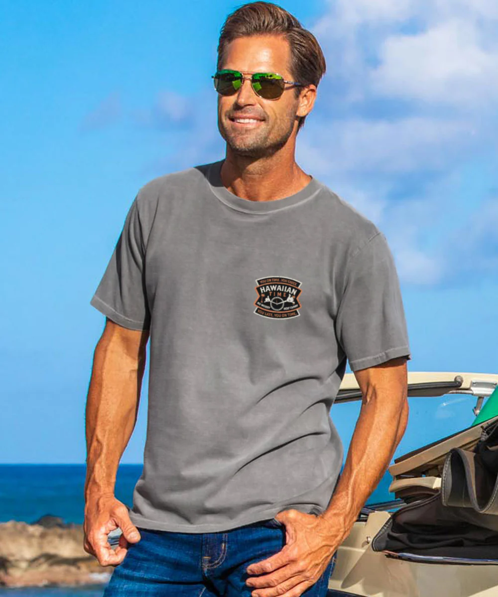 808 Time - Crater Dyed® Short Sleeve Crewneck T-Shirt - Image 3
