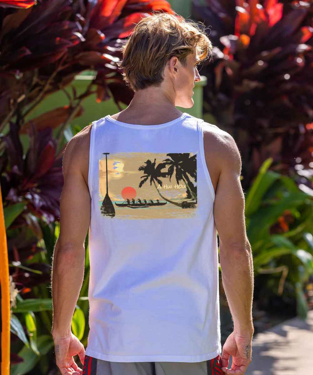 A Hui Hou - White Sleeveless Tank Top - Image 2