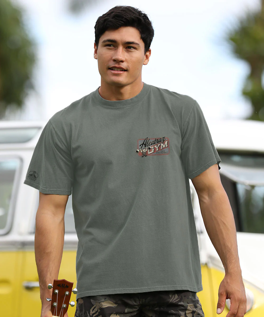 Alcatraz Gym - Crater Dyed® Short Sleeve Crewneck T-Shirt - Image 3