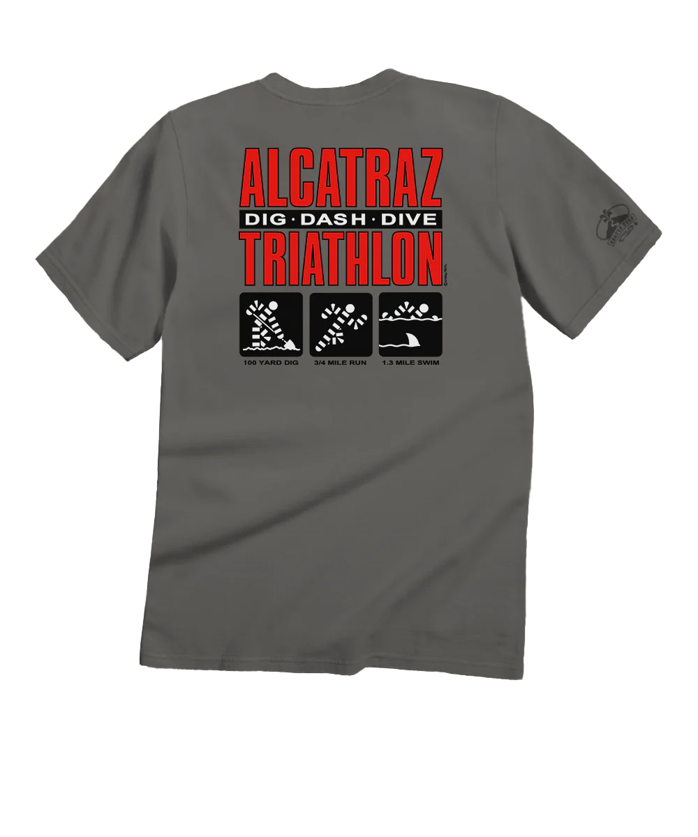Alcatraz Triathlon - Crater Dyed® Short Sleeve Crewneck T-Shirt