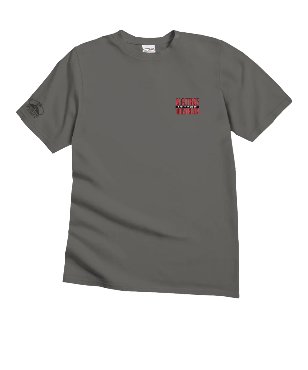 Alcatraz Triathlon - Crater Dyed® Short Sleeve Crewneck T-Shirt - Image 4