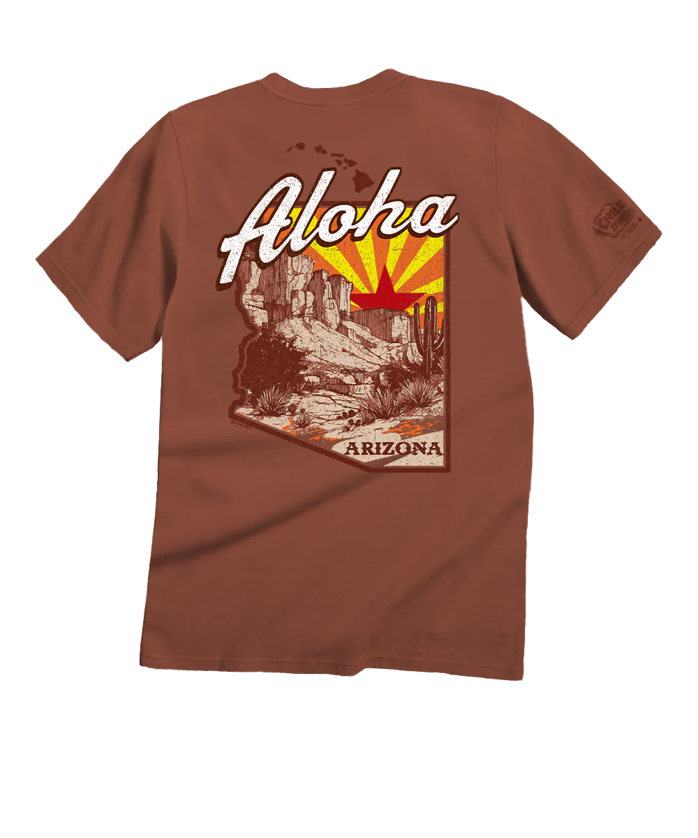 Aloha Arizona - Chile Dyed Short Sleeve Crewneck T-Shirt