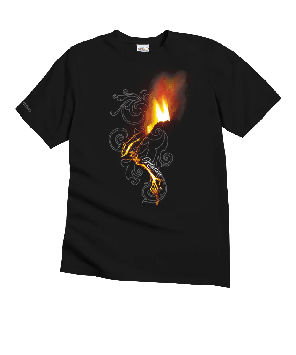 Aloha For Big Island - Black Short Sleeve Crewneck T-Shirt