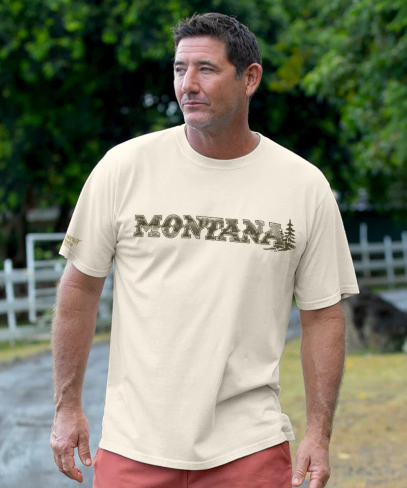 Aloha Montana Coconut Dyed Short Sleeve Crewneck T-Shirt - Image 3