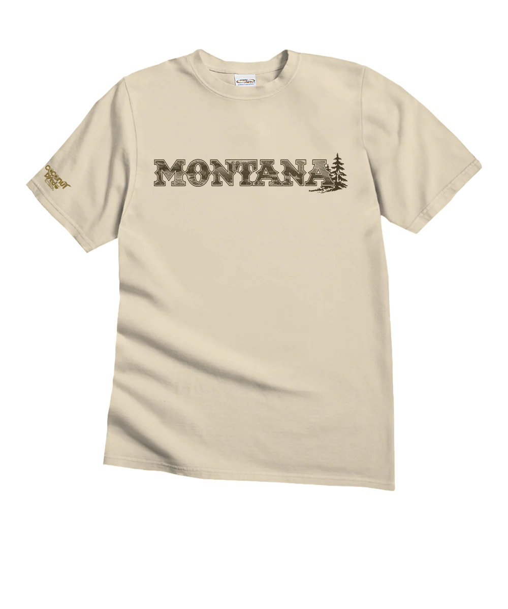 Aloha Montana Coconut Dyed Short Sleeve Crewneck T-Shirt - Image 4