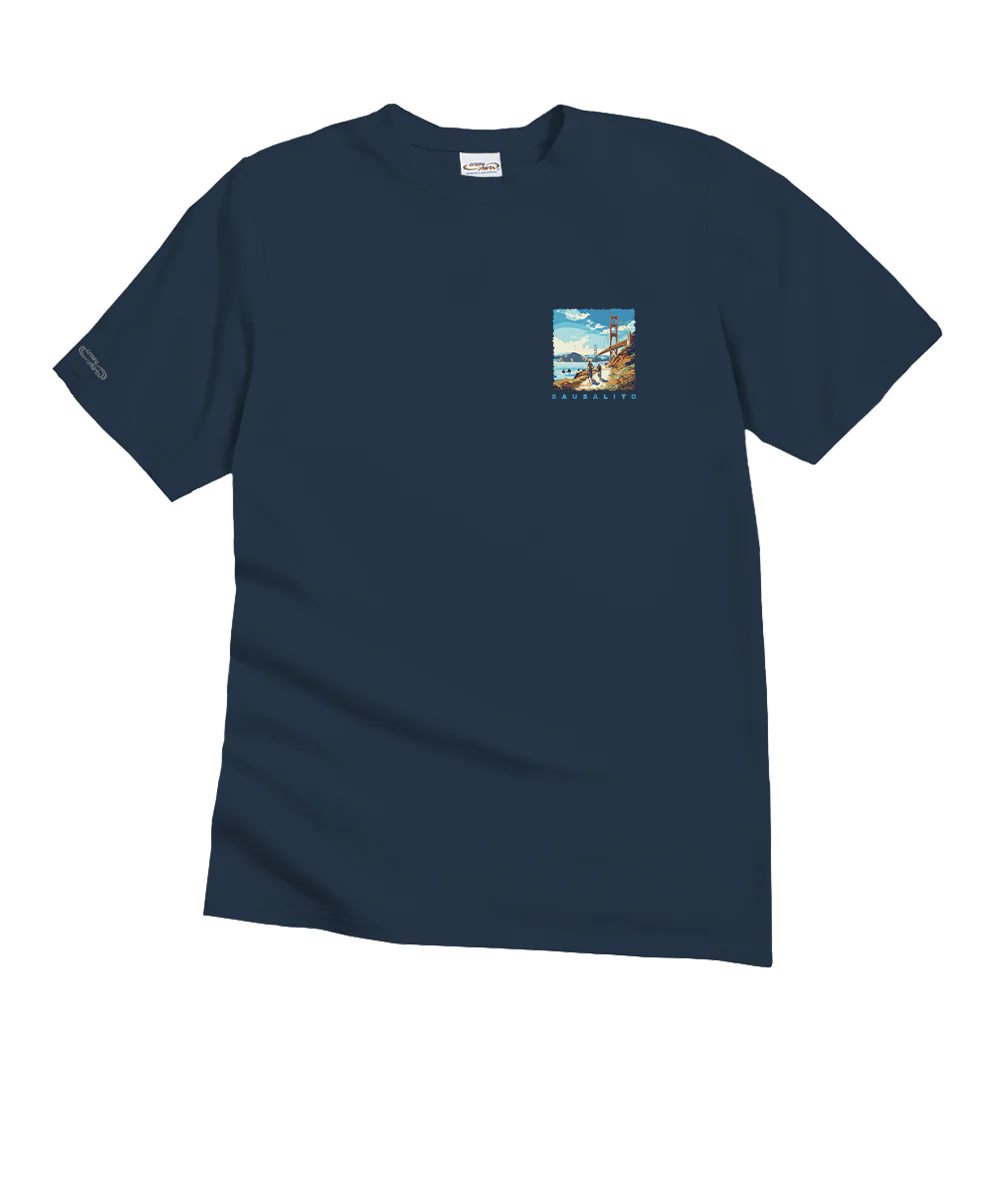 Bay Bikers - Navy Short Sleeve Crewneck T-Shirt - Image 4
