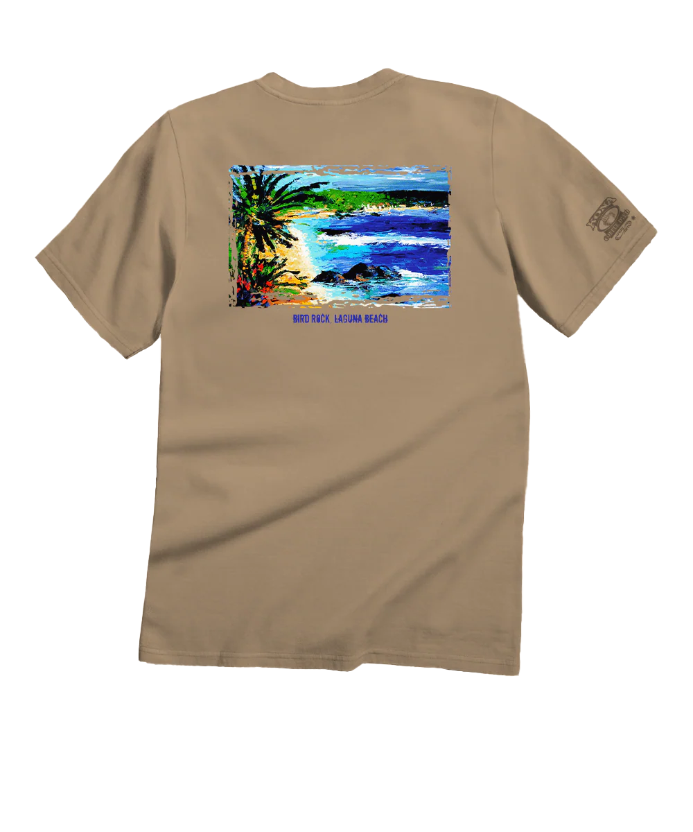 Bird Rock - Kona Coffee Dyed Short Sleeve Crewneck T-Shirt