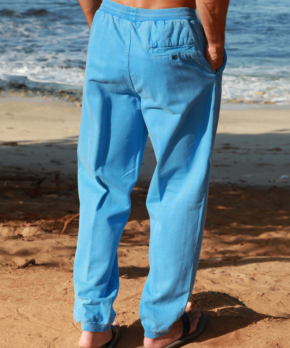 Blue Hawaii Dyed Canton Pants - Image 3