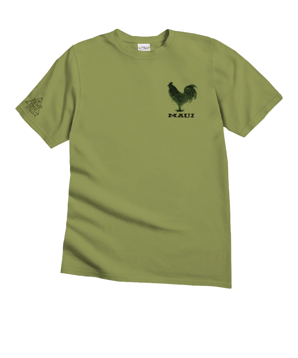 Chicken Scratch - Hemp Dyed Short Sleeve Crewneck T-Shirt - Image 4