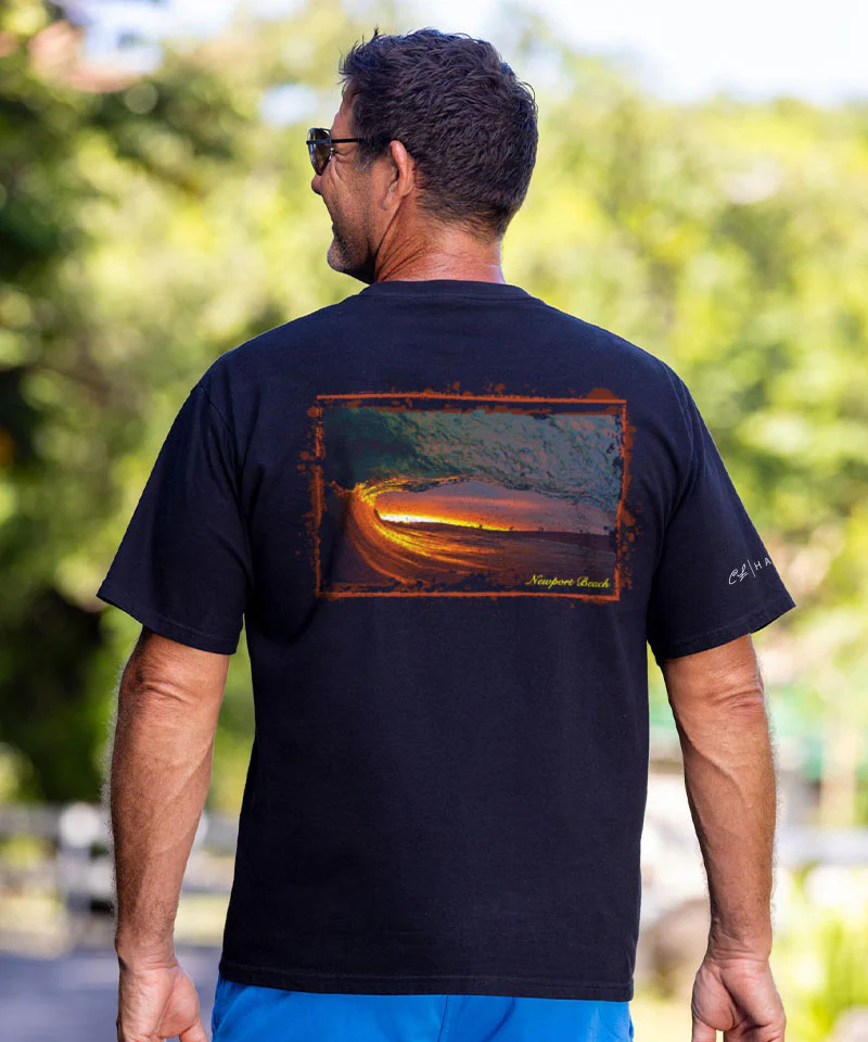 Clark Little Chariots Of Fire - Black Short Sleeve Crewneck T-Shirt - Image 2
