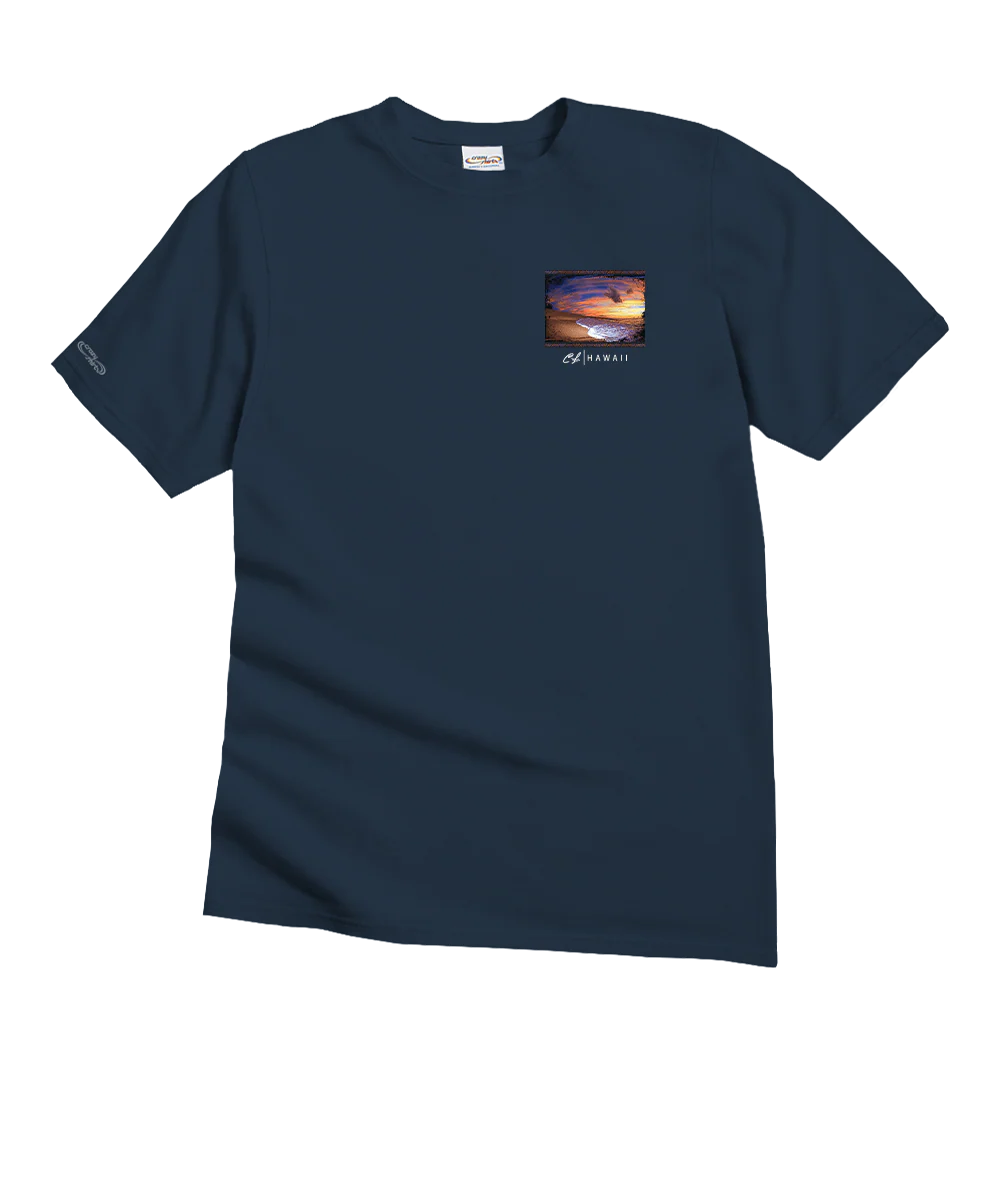 Clark Little Pau Hana - Navy Short Sleeve Crewneck T-Shirt - Image 4