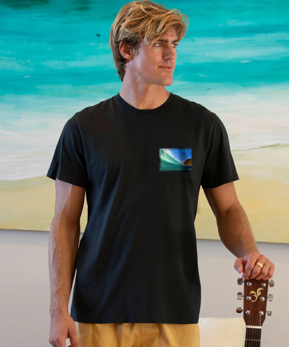 Clark Little Screamer - Jet Black Short Sleeve Pima T-Shirt - Image 3