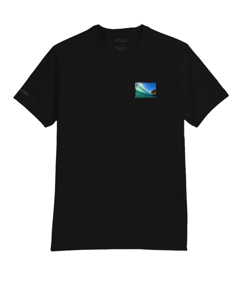 Clark Little Screamer - Jet Black Short Sleeve Pima T-Shirt - Image 4