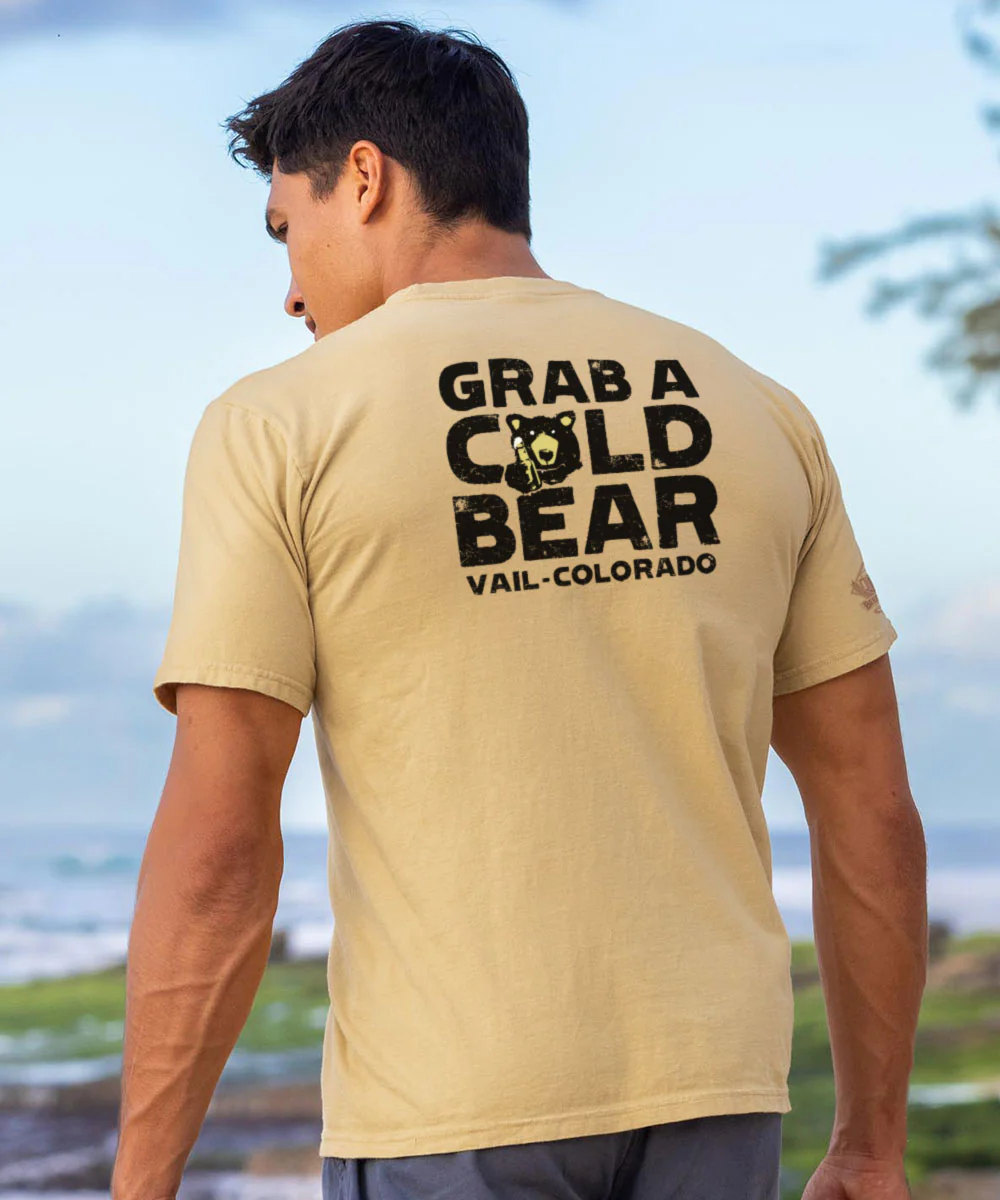 Cold Bear - Beer Dyed Short Sleeve Crewneck T-Shirt - Image 2