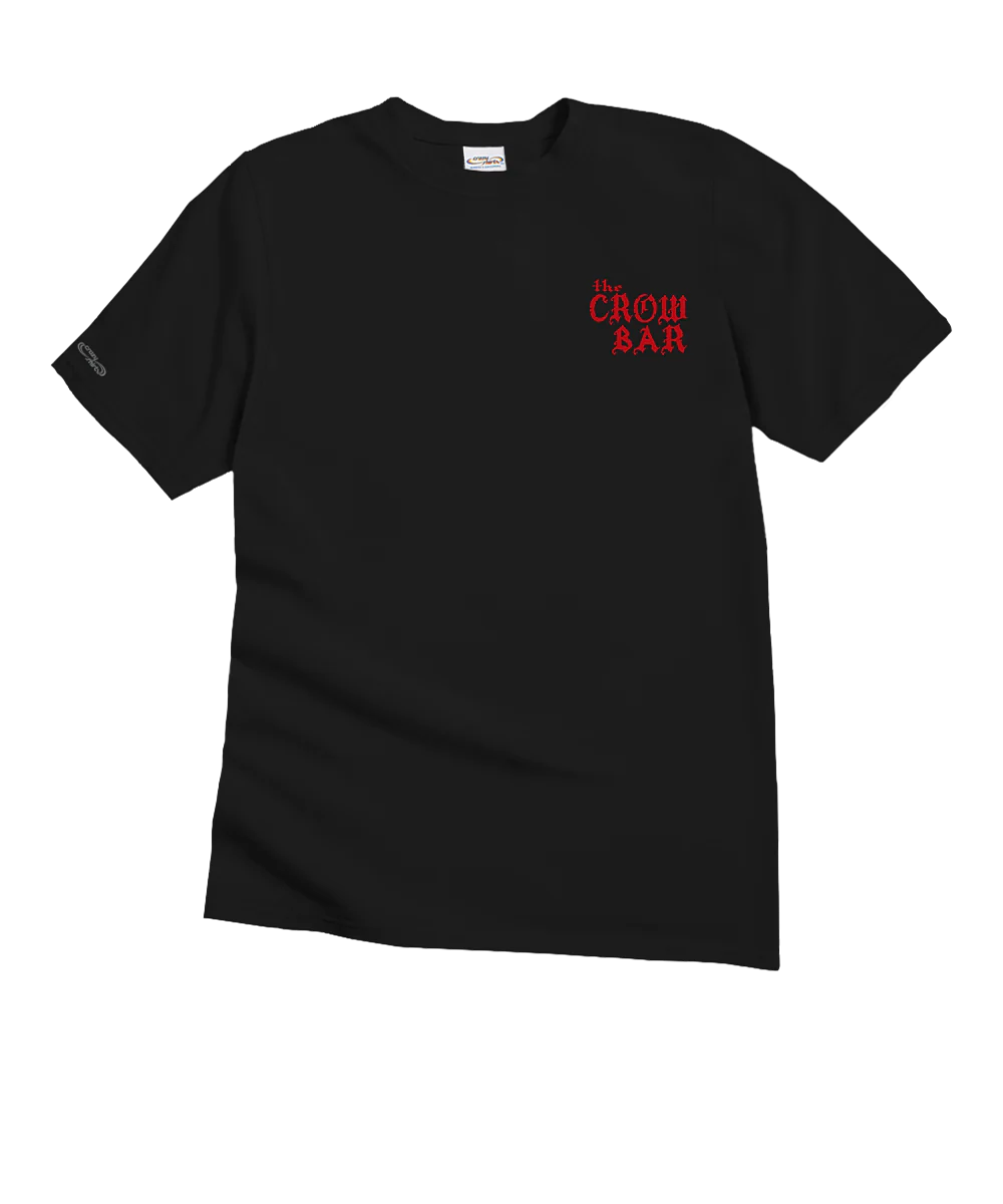 Crowbar - Black Short Sleeve Crewneck T-Shirt - Image 4