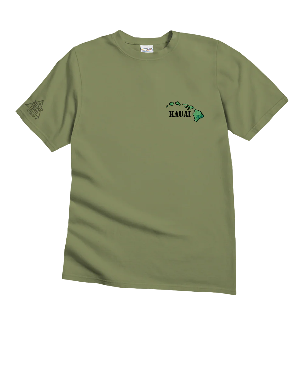 Destination Kauai - Hemp Dyed Short Sleeve Crewneck T-Shirt - Image 4