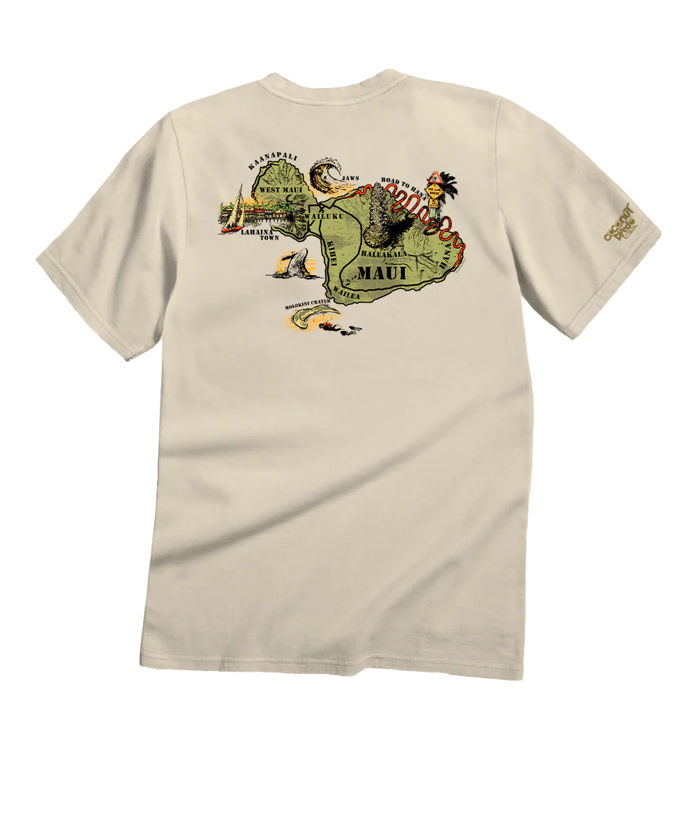 Destination Maui - Coconut Dyed Short Sleeve Crewneck T-Shirt