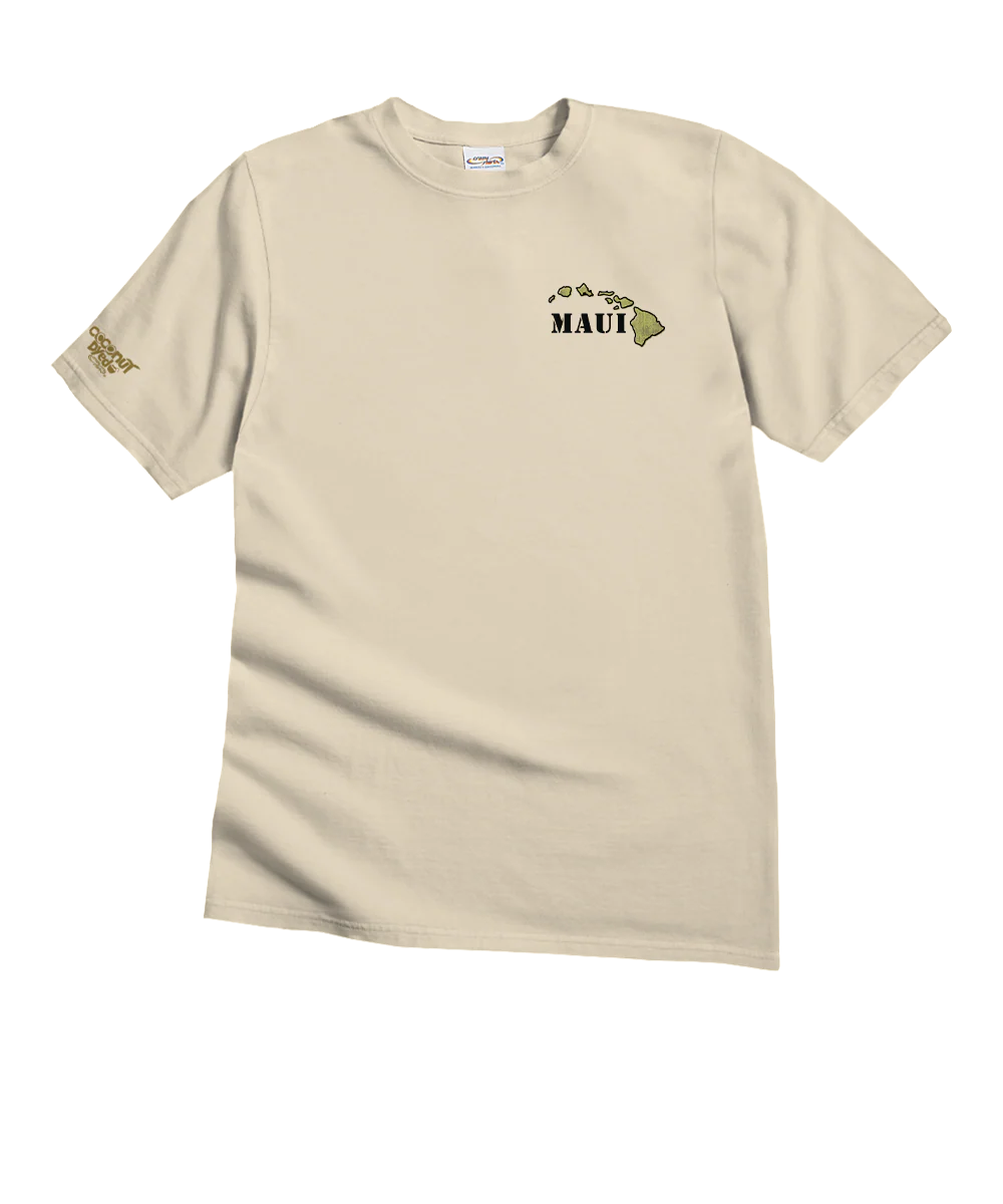 Destination Maui - Coconut Dyed Short Sleeve Crewneck T-Shirt - Image 4