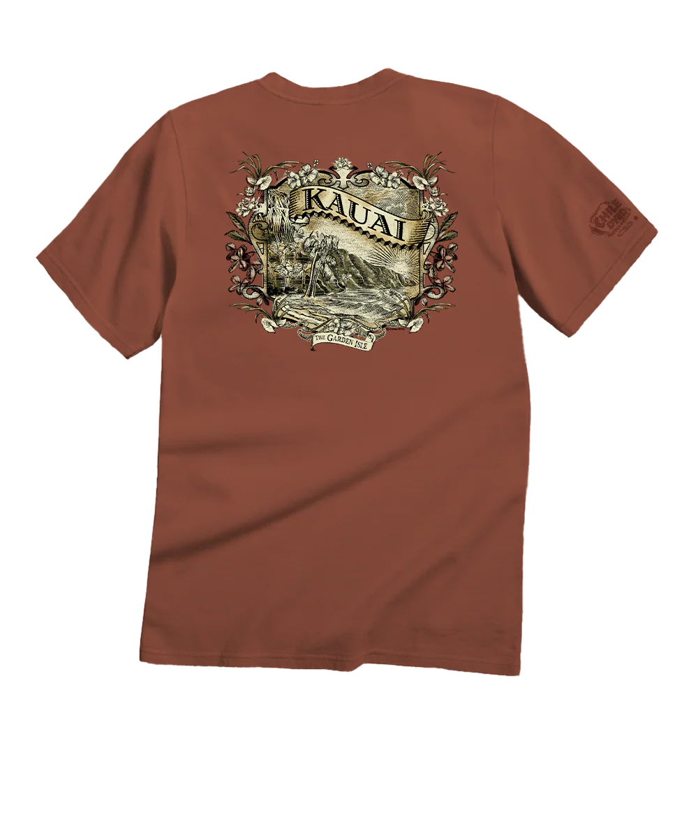 Etched Kauai - Chile Dyed Short Sleeve Crewneck T-Shirt