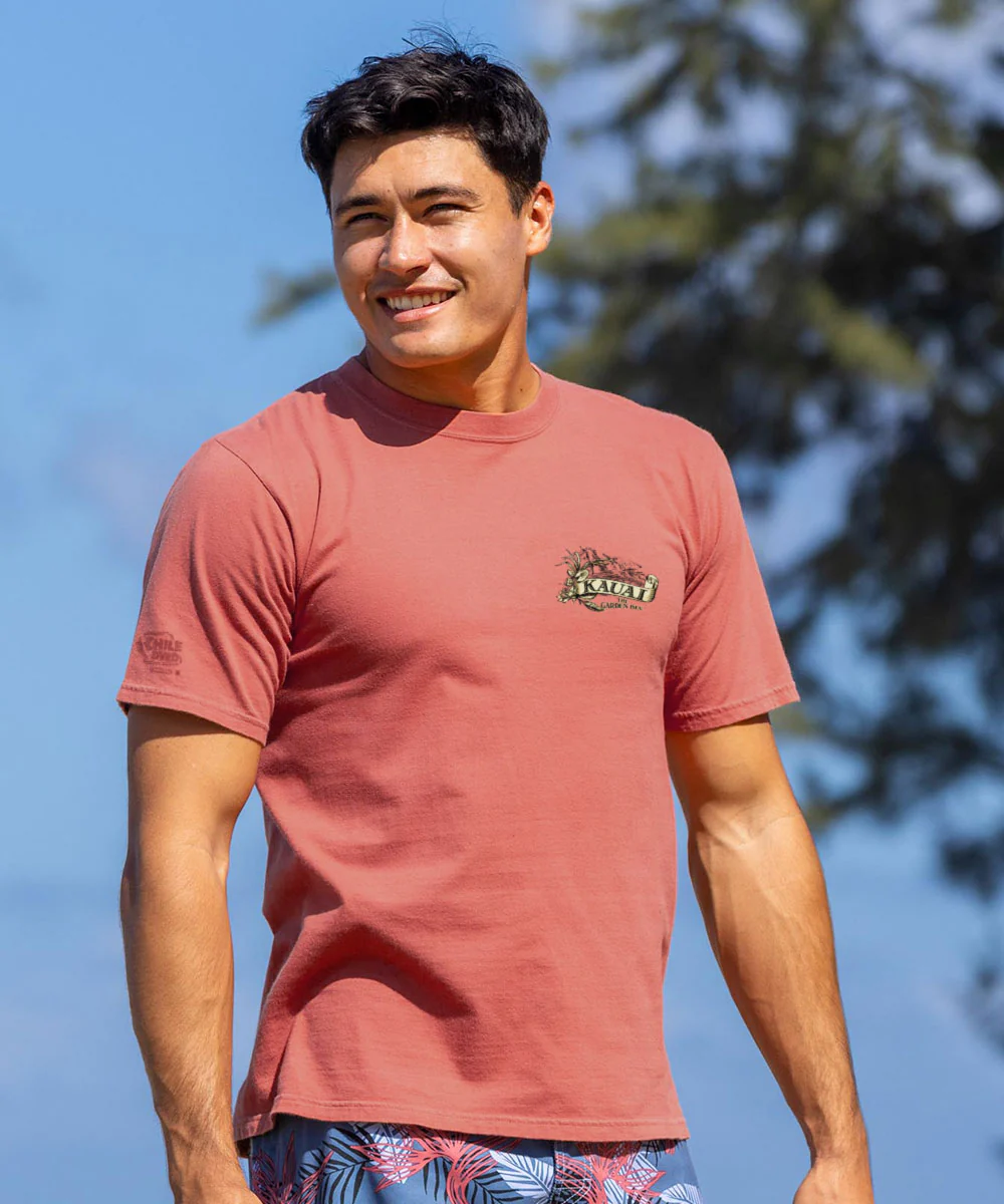 Etched Kauai - Chile Dyed Short Sleeve Crewneck T-Shirt - Image 3