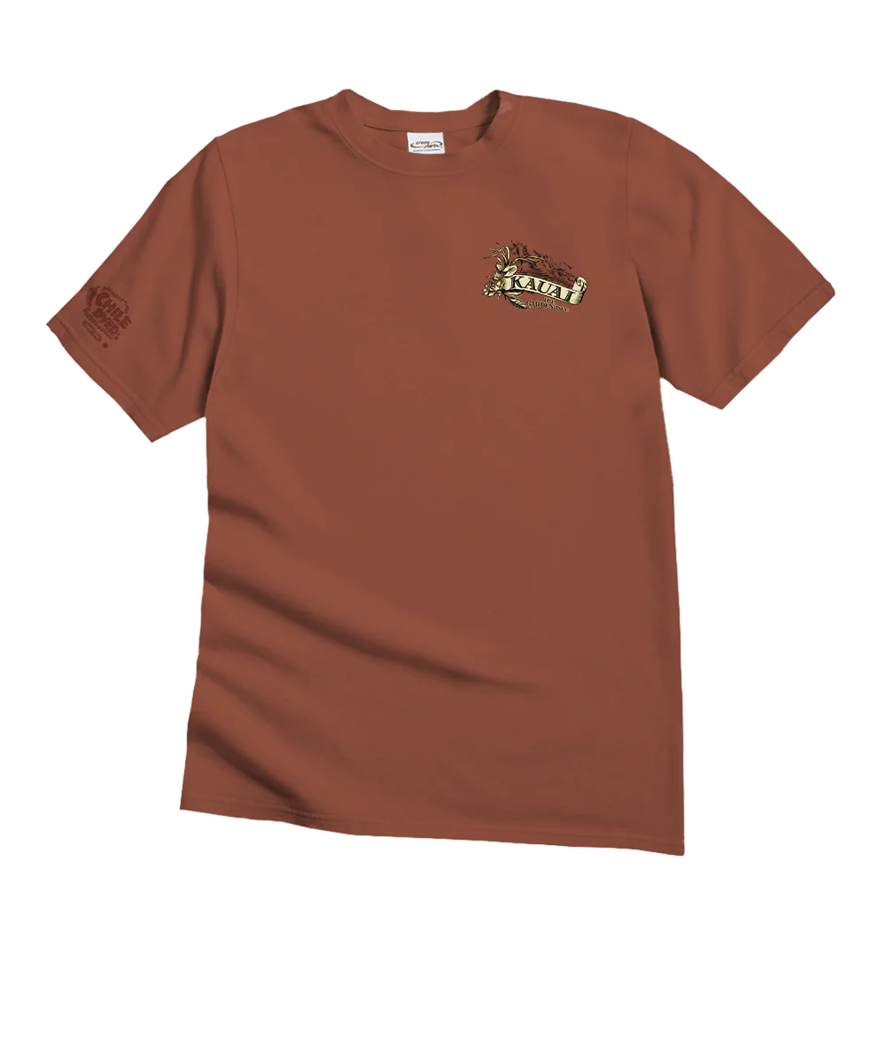 Etched Kauai - Chile Dyed Short Sleeve Crewneck T-Shirt - Image 4