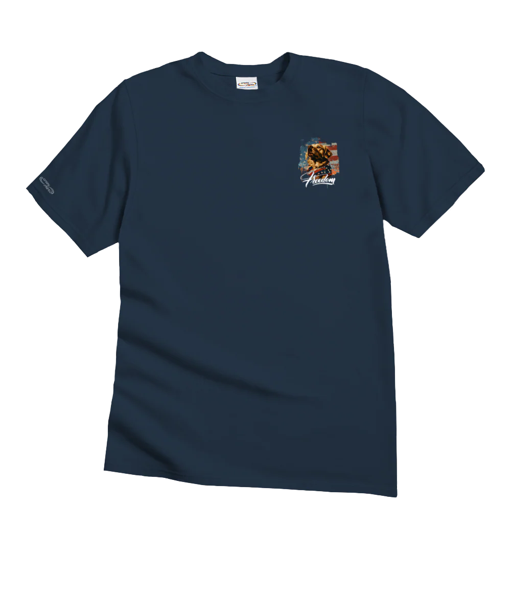 Freedom Lab - Navy Short Sleeve Crewneck T-Shirt - Image 4