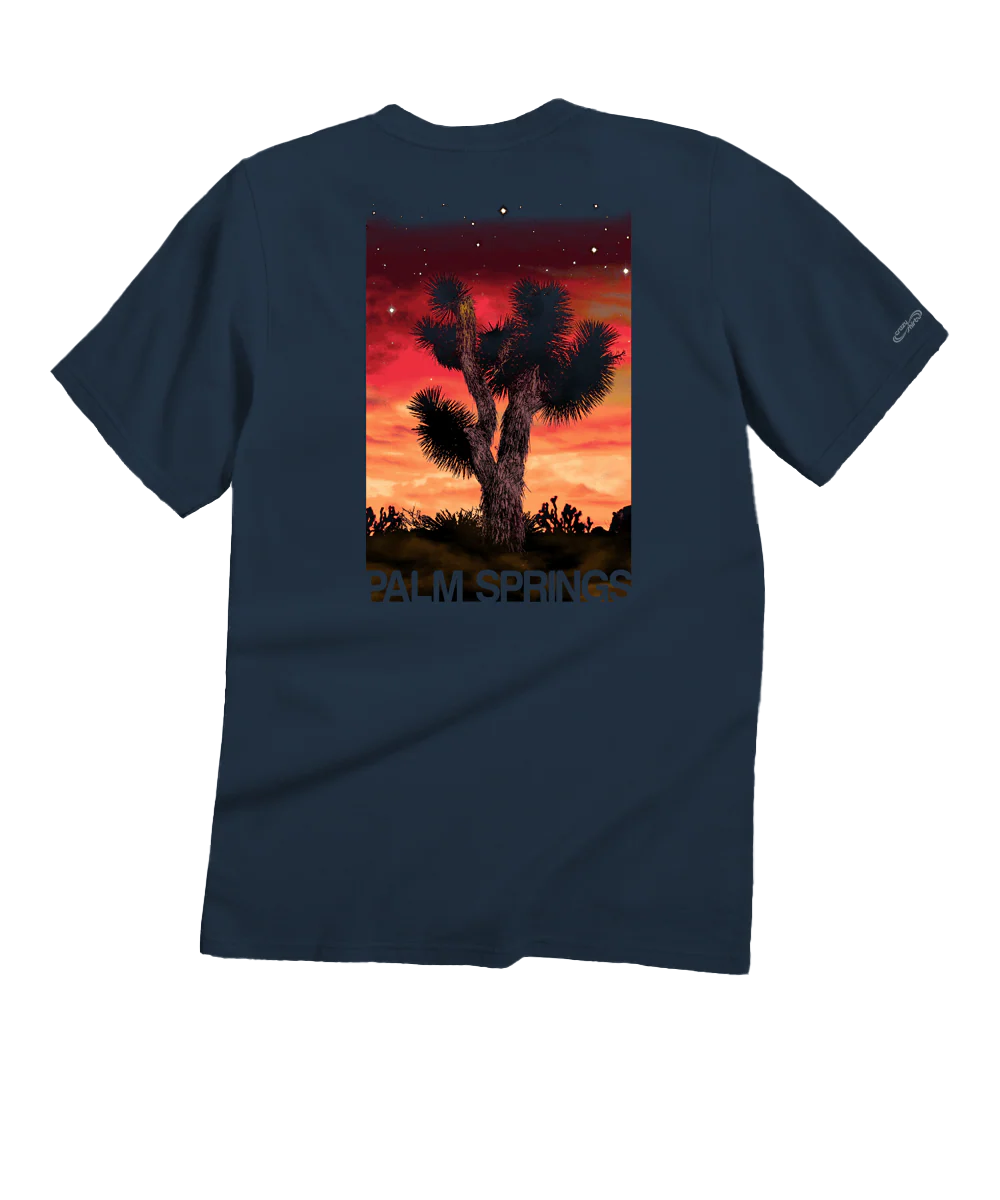 Garden Of The Sun - Navy Short Sleeve Crewneck T-Shirt