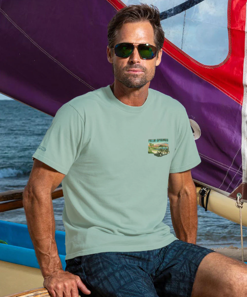 Golf Life - Seaglass Short Sleeve Crewneck T-Shirt - Image 3