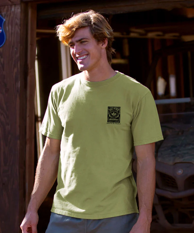 Good Times - Hemp Dyed Short Sleeve Crewneck T-Shirt - Image 3