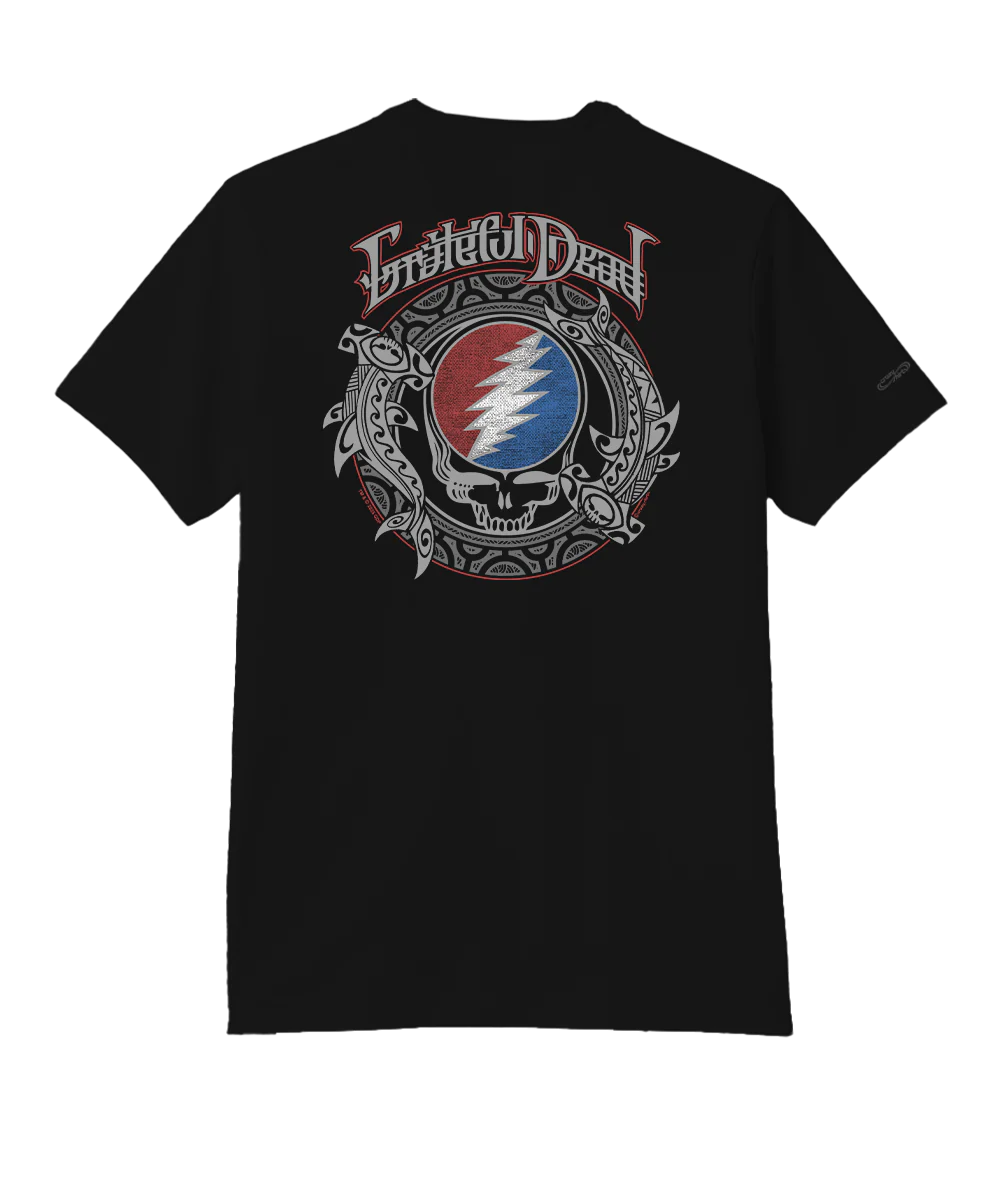 Grateful Dead Hammerheads - Jet Black Short Sleeve Pima T-Shirt