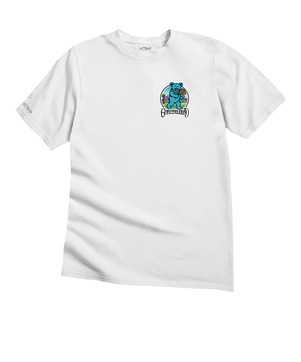 Grateful Dead Pickleball Bears - White Short Sleeve Crewneck T-Shirt - Image 4