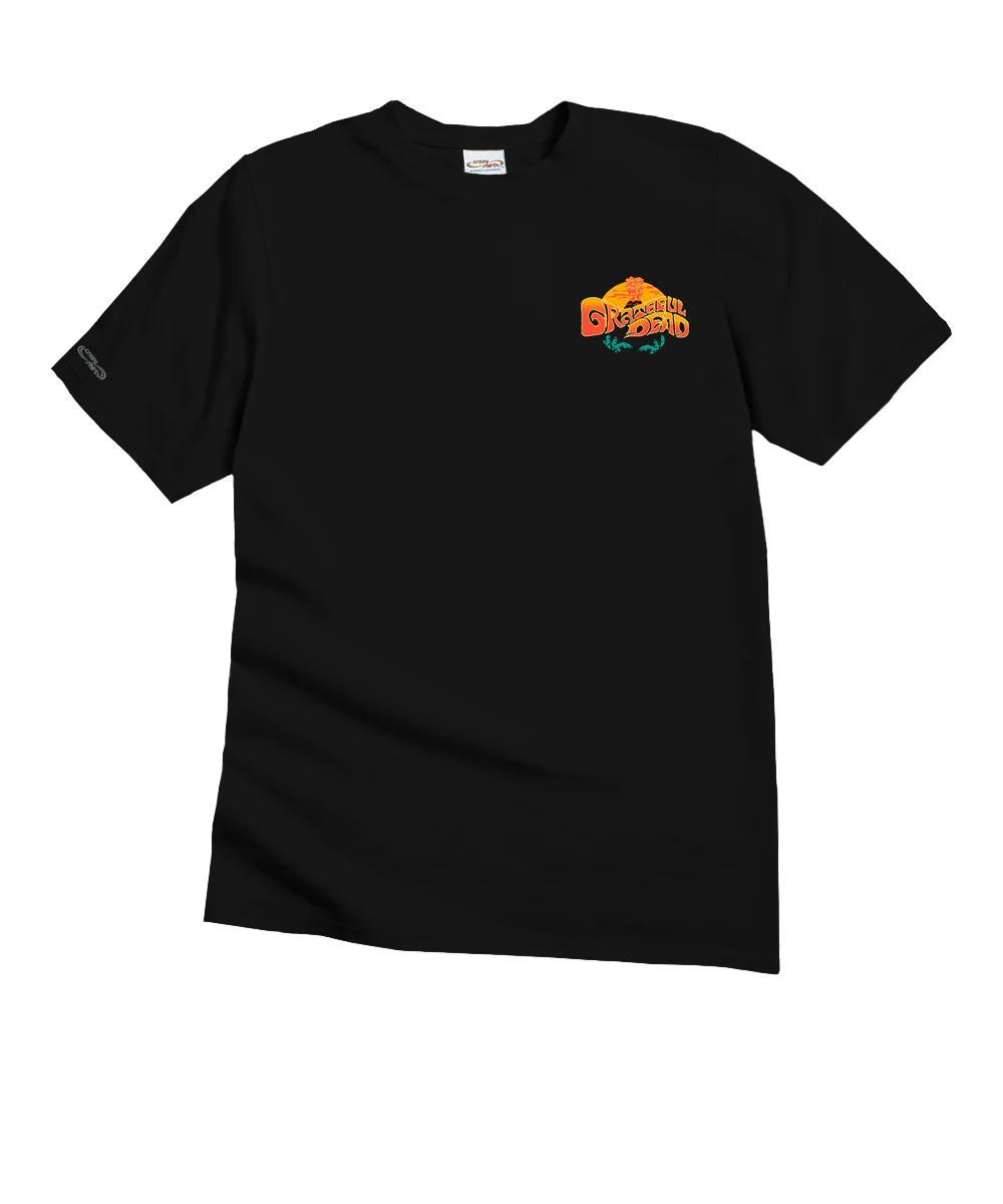 Grateful Dead Skeleton Dance - Black Short Sleeve Crewneck T-Shirt - Image 4