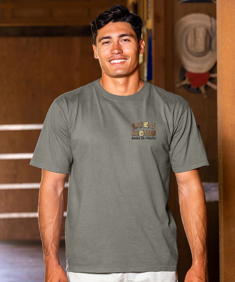 Hawaii Foodie - Crater Dyed® Short Sleeve Crewneck T-Shirt - Image 3